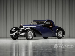 “Ultra-Rare” 1938 Bugatti Type 57S Atalante Coupé is Heading to Auction