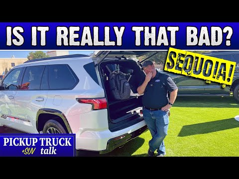 Does New Sequoia Compete? Popular Full-Size SUV Third-Row Rear Storage