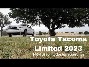 Toyota Tacoma Limited 2023, $46,418 con todos los accesorios
