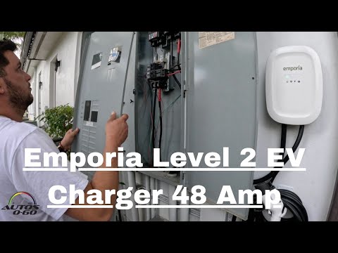 emporia level 2 electric vehicle ev charger 48 amp