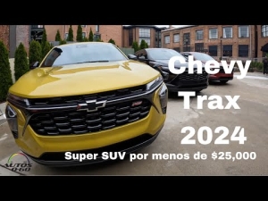 Chevrolet Trax 2024, 2da. generación totalmente nueva   con 5 versiones por menos de $25,000