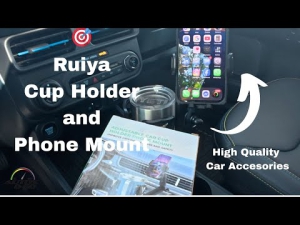 RUIYA 2026 2-in-1 Car Cup Holder Phone Mount | Fits 10–64oz Bottles & All Smartphones 360° Rotation hqdefault.jpg