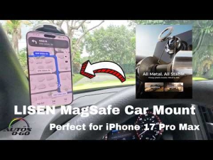 🔥 LISEN MagSafe Car Phone Holder Review | Strongest Magnetic Car Mount for iPhone 17 Pro Max! hqdefault.jpg