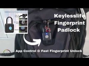 Keylesslife Fingerprint Padlock: Smart Gym Locker Lock with App Control & Fast Fingerprint Unlock hqdefault.jpg