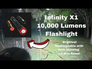 Infinity X1 10,000 Lumens Flashlight: Brightest Rechargeable with Auto Dimming & 1/2 Mile Beam! hqdefault.jpg