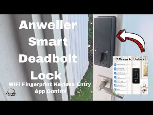 Anweller Smart Deadbolt Lock: WiFi Fingerprint Keyless Entry with 10000mAh Battery & App Control hqdefault.jpg