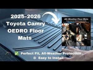 2025–2026 Toyota Camry OEDRO Floor Mats Review | Perfect Fit, All-Weather Protection & Cargo Mat hqdefault.jpg
